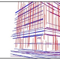 Vanishing point detection by segment clustering on the projective space